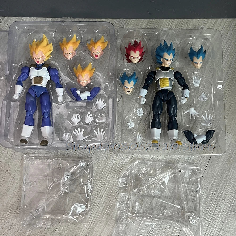 Anime Dragon Ball Z Super Saiyan Vegeta Majin Vegeta Action Figure Shf Superhero S.H.Figuarts Figure Toy Model Birthday Gift