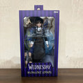 NECA Wednesday - Wednesday Addams (Classic Dress) 8” Clothed Action Figure Model Doll Garage Kit