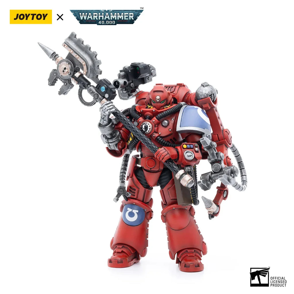 JOYTOY Warhammer 40K 1/18 Action Figure Ultramarines Primaris Techmarine Anime Military Model Decor Collectible Desktop Ornament