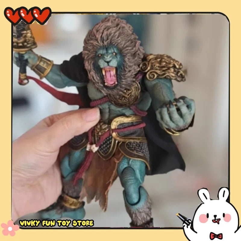 Nottaa Ym005 1/12 Shiziling Leopard Doppelkopf-Actionfigur Mythischer Soldat Statue Modell Spielzeug Serie Geschenk Sammlung