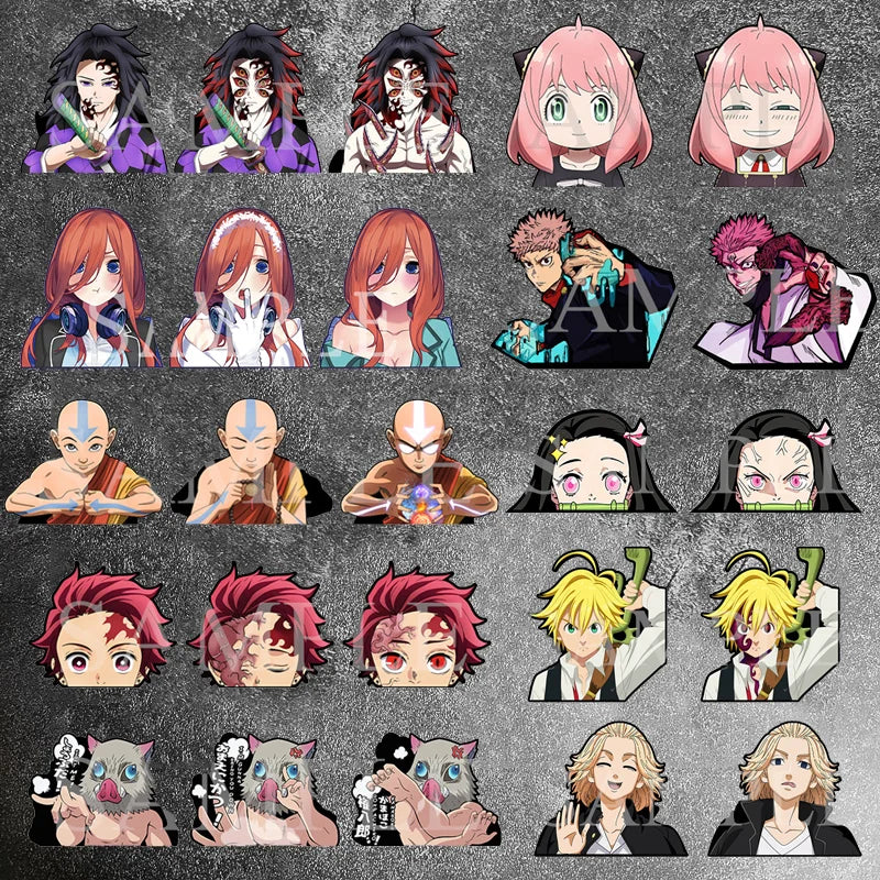 3D Kitagawa Marin Anime Sticker Wallpaper My Dress Up Darling Change Lenticular Collection Holography Motion Car Wall Stickers