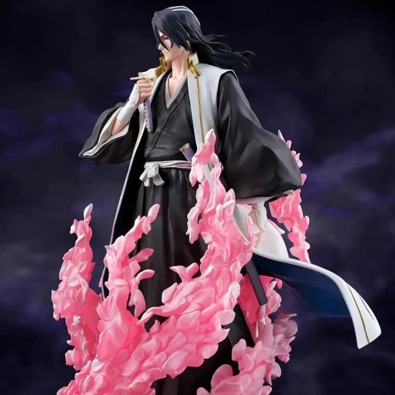 100%Original in Stock Bandai BLEACH Figuarts Zero Kuchiki Byakuya Anime Character Model Toys Desktop Ornaments Collection Gifts
