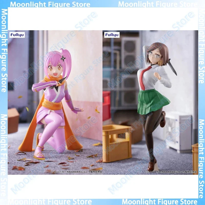 In Stock FuRyu Trio-Try-iT Konoha Koga Satoko Kusagakure Desktop Cute Doll Anime Action Figure Toy Gift Model Collection