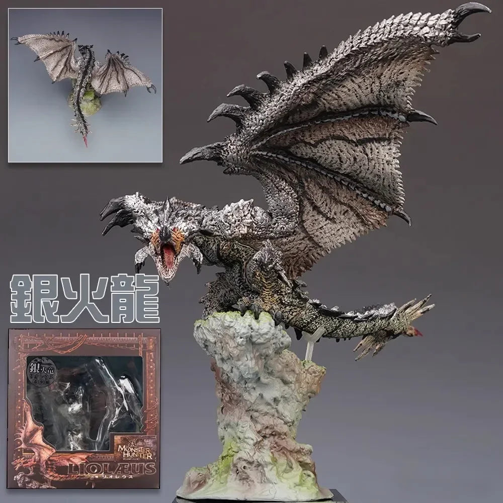 CFB Monster Hunter 4 Gore Magala Anime Figure Capcom Figure Builder Creator's Model Black Eclipse Wyvern Action Figure Doll Toys