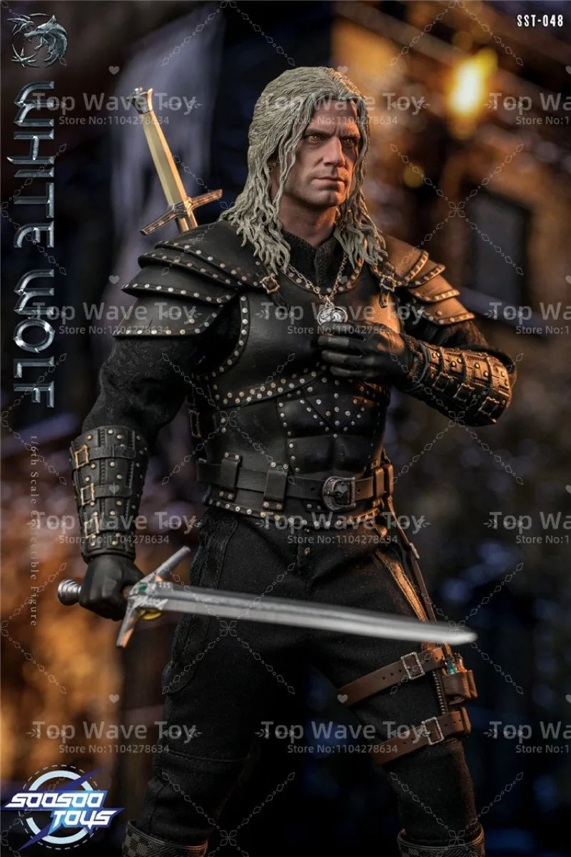 2025 New Stock Soosootoys SST048 1/6 Scale Male Soldier Demon Hunter Wizard Geralt 12'' Full Set Action Figure Model Doll Toy