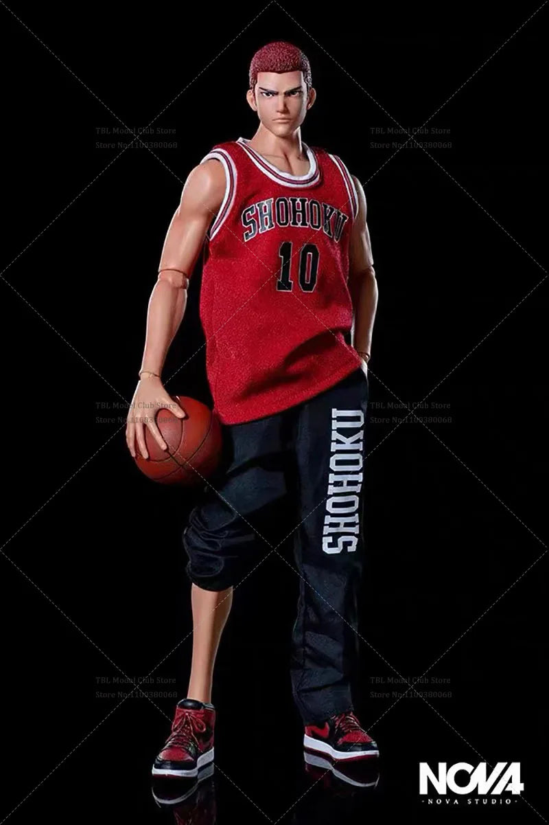 In Stock NOVA 1/6 Scale Collectible Slam Dunk Sakuragi Hanamichi 12Inch Male Solider Action Figure Full Set Model Toys