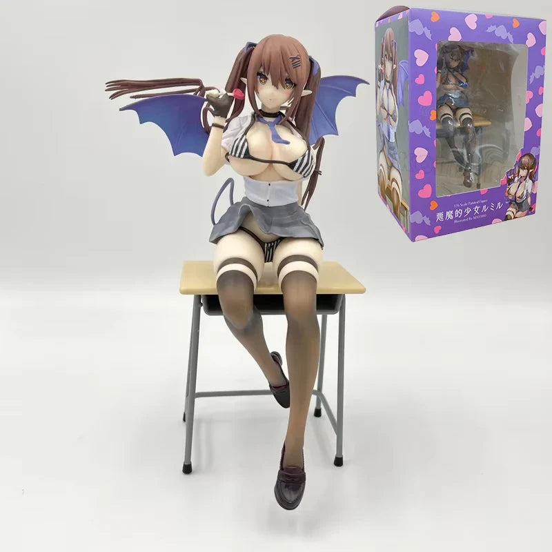 Bfull FOTS JAPAN Nanami Yuuno Sexy Anime Girl Figure Daiki Kougyou Mimaki Hanon/Emma/Succubus Action Figure Model Doll Toys Gift