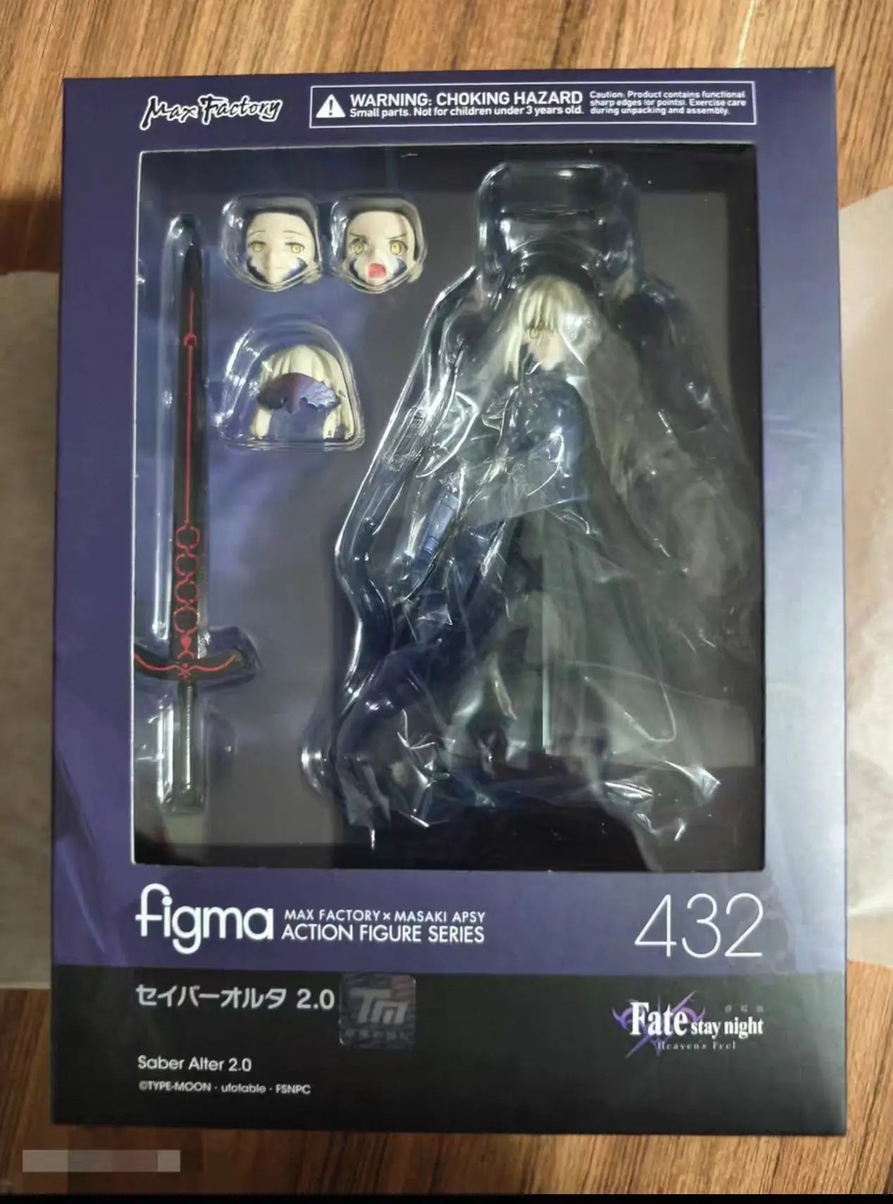 100% Original Figma 432 Fate/stay night Heaven's Feel Saber Alter 2.0 Auf Lager Anime Action-Sammelfiguren Spielzeug