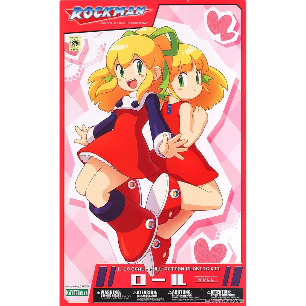 Original Genuine Kotobukiya Model Kits Character Plastic Model Rockman Roll Game Character Assembly Action Model Collection Gift
