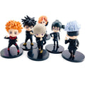 5Pcs/Set 8.5CM Figure Q Version Anime ONE PUNCH-MAN Saitama Tatsumaki Standding Model Dolls Toy Gift Collect PVC Material