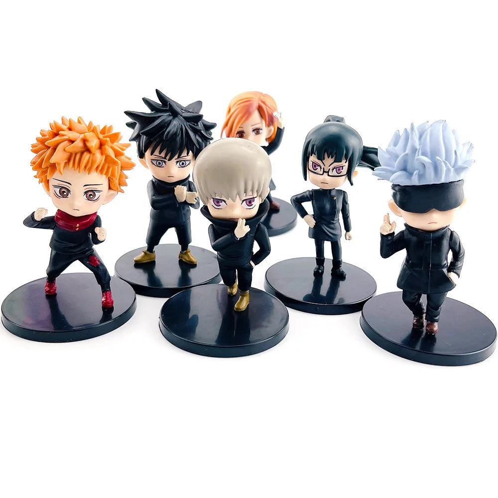 5Pcs/Set 8.5CM Figure Q Version Anime ONE PUNCH-MAN Saitama Tatsumaki Standding Model Dolls Toy Gift Collect PVC Material
