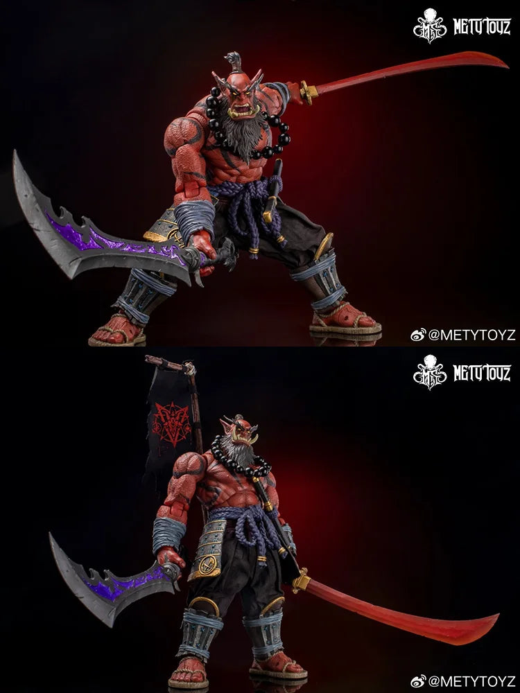 Mety Toyz Original WF Limited Version 1/12 Red Orc Movable Action Figure Perfect Static Weapon Model Decor 6" Full Set Soldier