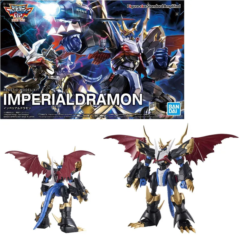 Bandai Genuine FRS Digimon Adventure Metal Garurumon War Greymon Omegamon X-Antibody Anime Action Figure Assembly Model Toy Gift