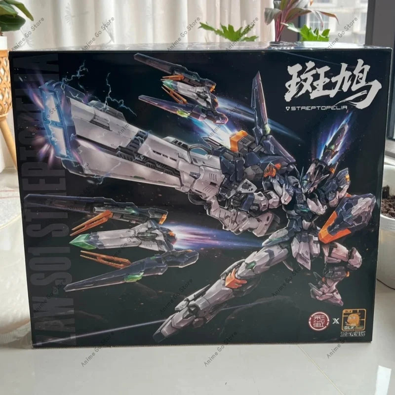DLKHOBBY Model Streptopelia Action Figures Zaws01 Assembly Model Kit Model Three Layer Skeleton Plastic Robot Toy Gift