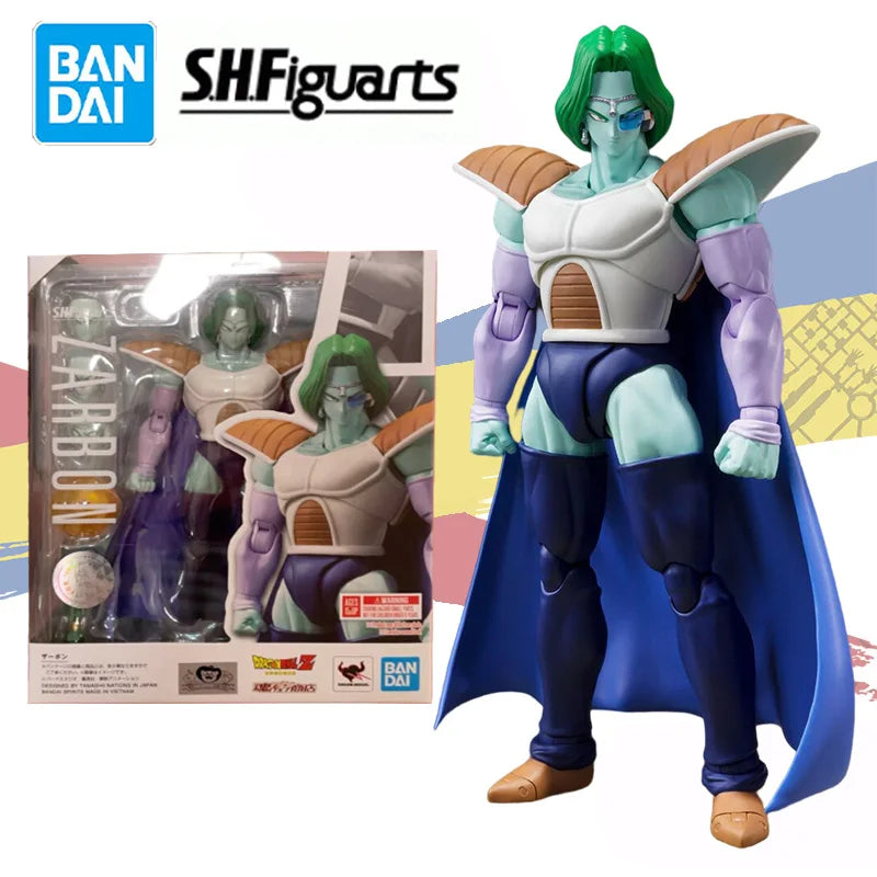Bandai Original S.H.Figuarts SHF Dragon Ball Z Zarbon Anime Action Figure Finished Model Kit Robot Collection Toy Gift