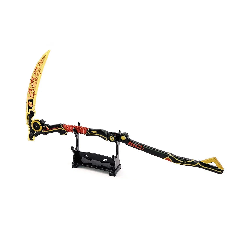 30cm Death Grip Apex legends Game Merchandise Heirloom Revenant Metal Scythe Model Home Ornament Craft Collection Toy Boy