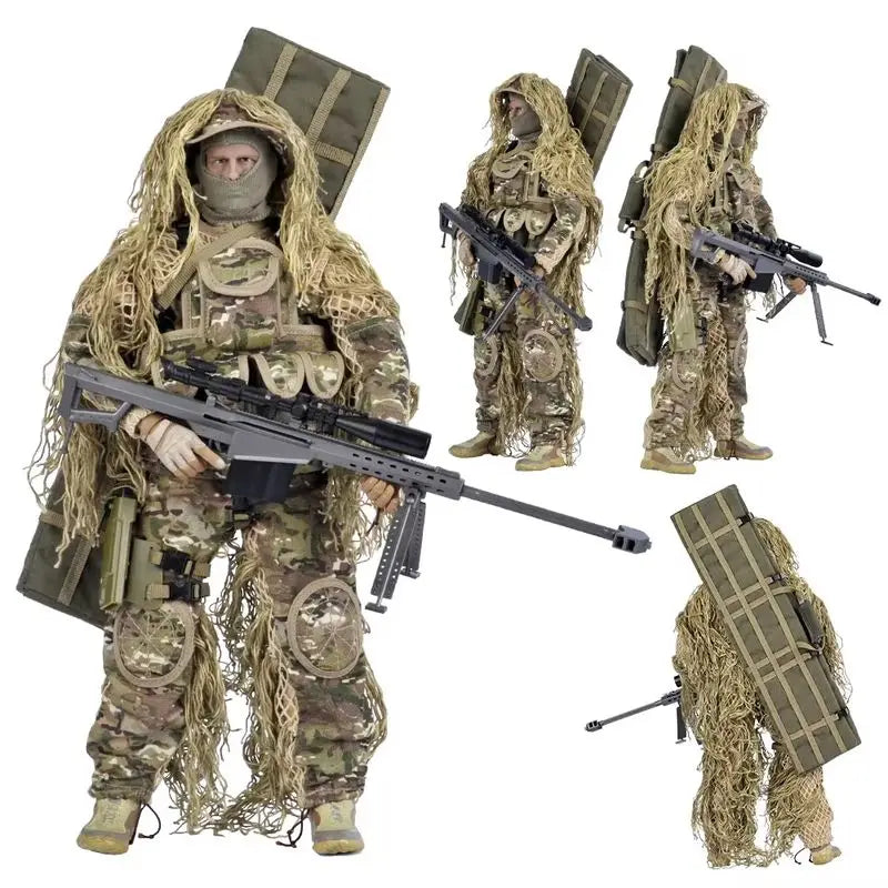 1/6 12 Zoll NB07 NB08 Männliche Soldat Gelenk-Actionfigur Mehrteiliges Plastiksammelobjekt Scharfschütze mit Barrett Militärmodellen