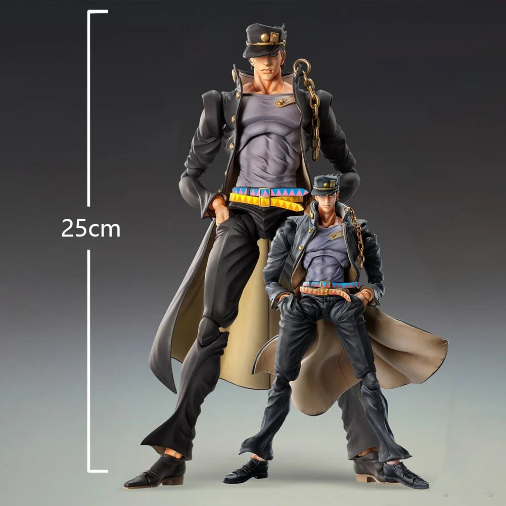 Anime JOJO Figure 25CM Invincible Kujo Jotaro Figure Worth Collecting Model PVC Action Figure Toy Desktop Ornaments Gifts Toys