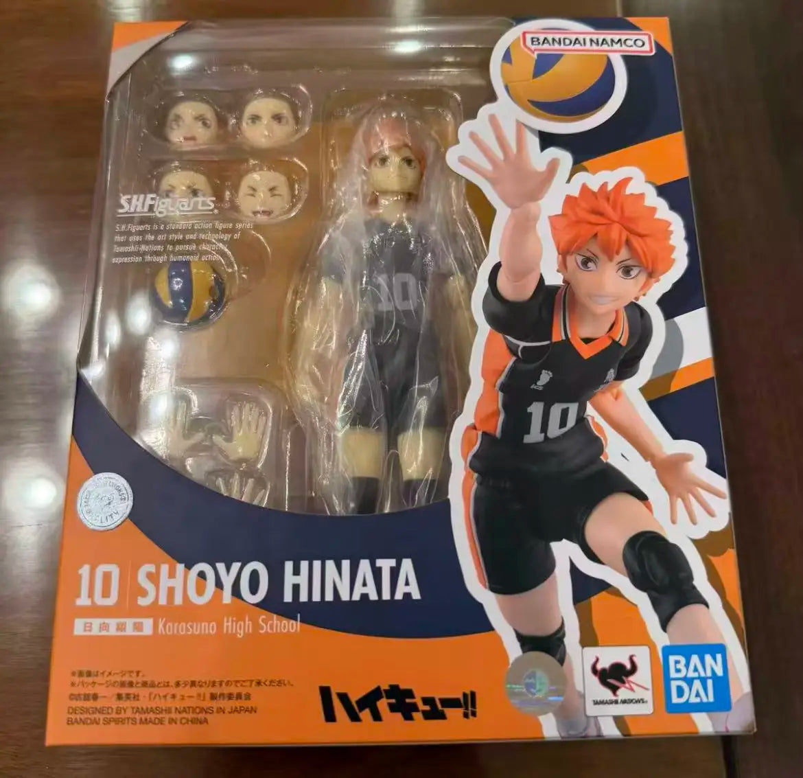 [In Stock] Bandai Sh Figuarts SHF No.10 Shoyo Hinata Karasuno High School Action Figures Anime Model Toys Figura