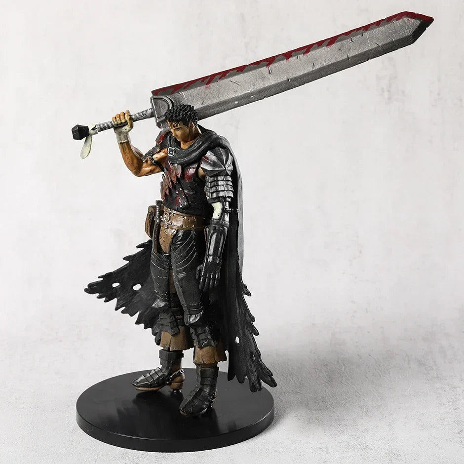 Guts Black Swordsman Anime Statue Decoration Collection Figurine Model Toy