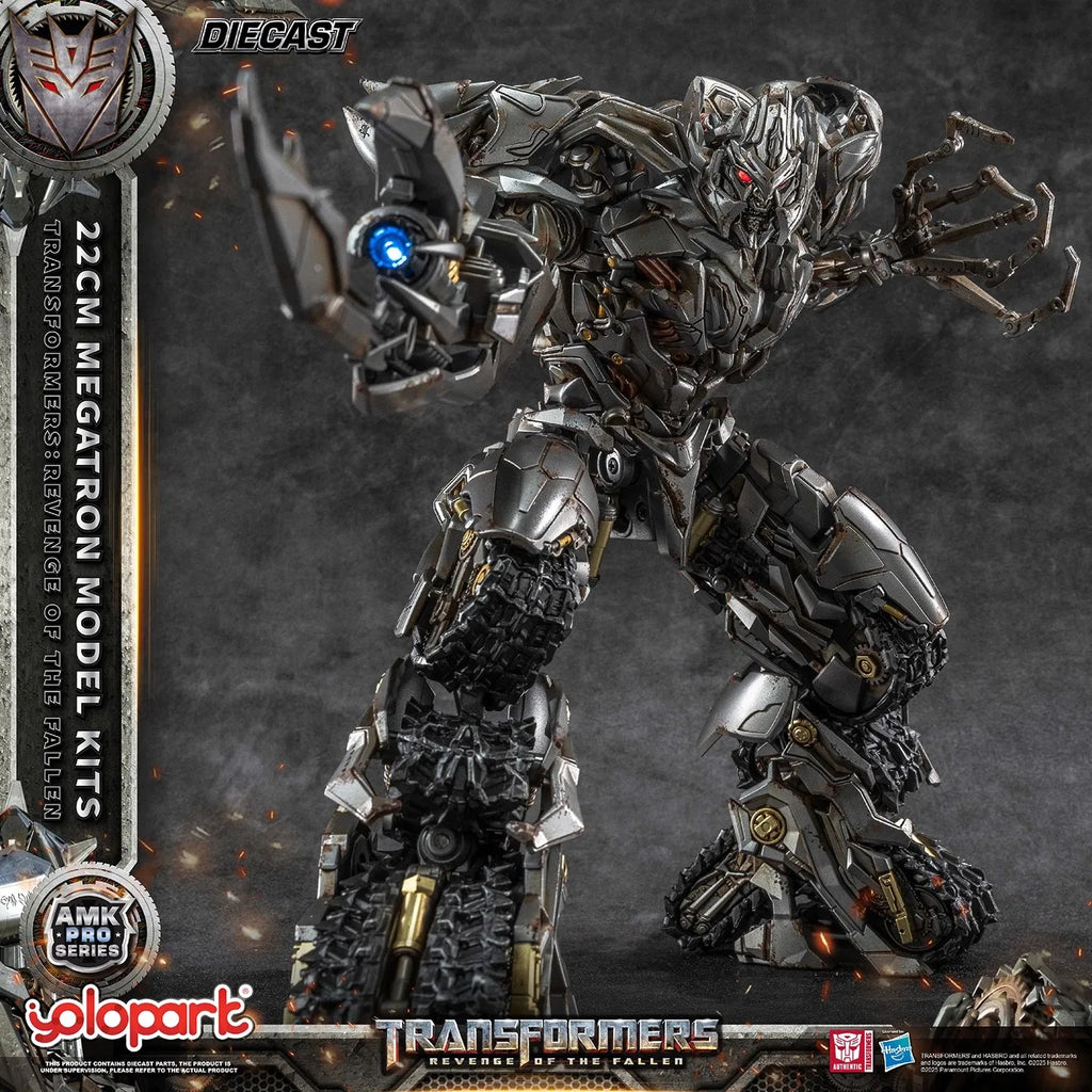 In Stock New 2025 Yolopark Amk Pro Series Transformers Revenge of the Fallen Megatron Alloy Action Figure Collect Model Toy Gift