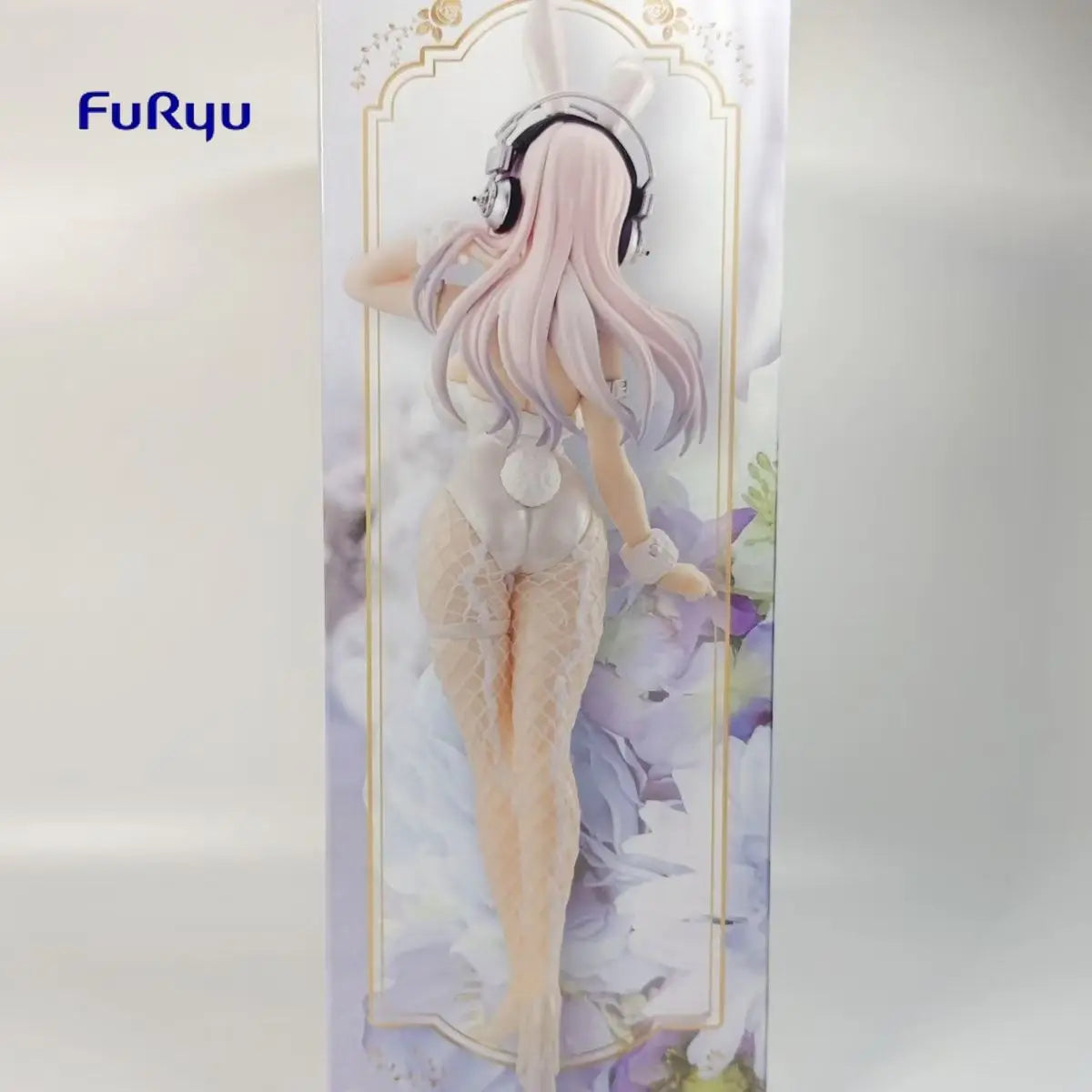 In Stock Original FuRyu BiCute Bunnies Figure -pearl White Ver. SUPER SONICO Anime Figure Universal Ornament Model Gift