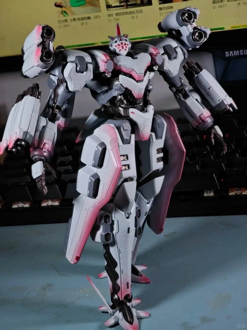 In Stock: Bandai Robot Damashii (R Damashii) Armored Core 6 - Ayre White Glint (Ayre'S Mecha) Action Figure