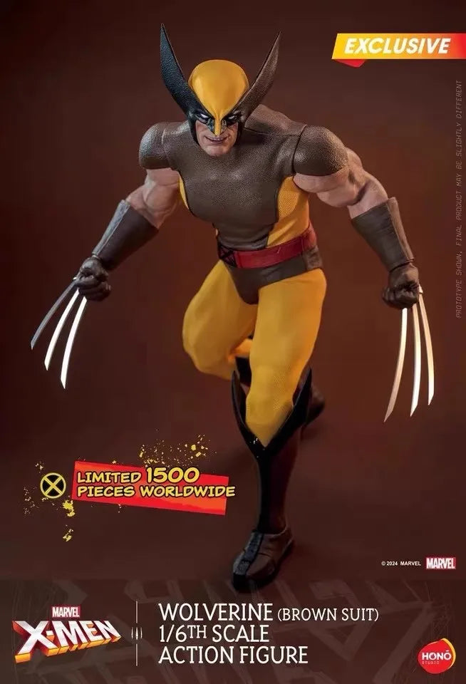 In Stock Original HOTTOYS HT Hono Studio HS03 1/6 Scale Wolf Uncle Brown Battle Suit Version 12'' Action Figure Collectible