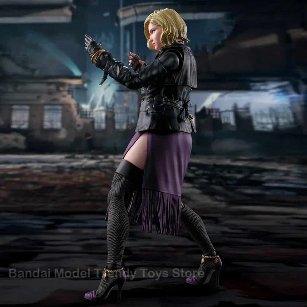 In Stock BANDAI SHF TEKKEN 8 Game Nina Williams Action Figure Model Kit Original Toys Ornaments Gifts Collecting hobbies