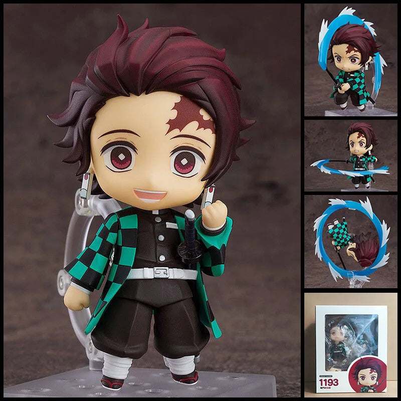 Demon Slayer Agatsuma Zenitsu Figma Action Figure - Anime Collectible Model Toy for Fans And Collectors Painted DX-522