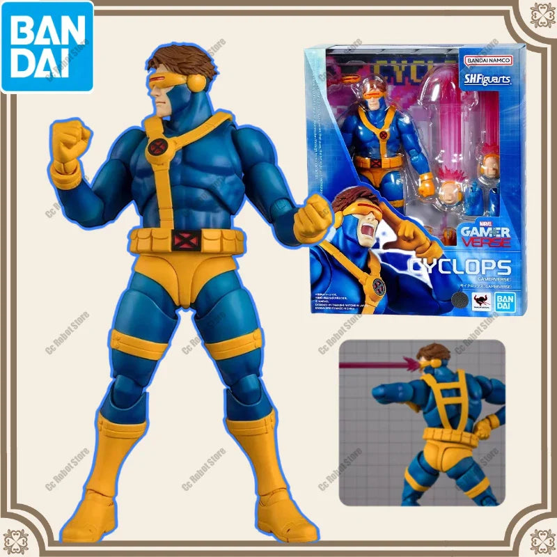 [Auf Lager] Offizielles Bandai Marvel Modell-Set, Anime SHF One-Eyed Gamerverse Actionfigur Sammlermodell, Kinderspielzeug Geschenk
