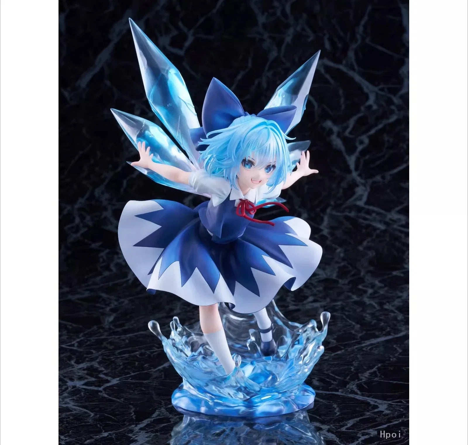 In Stock Touhou Project Cirno 1/7 Scale Animation Peripherals Ornaments Figures Scenery Items Movable Figures Collection Gifts