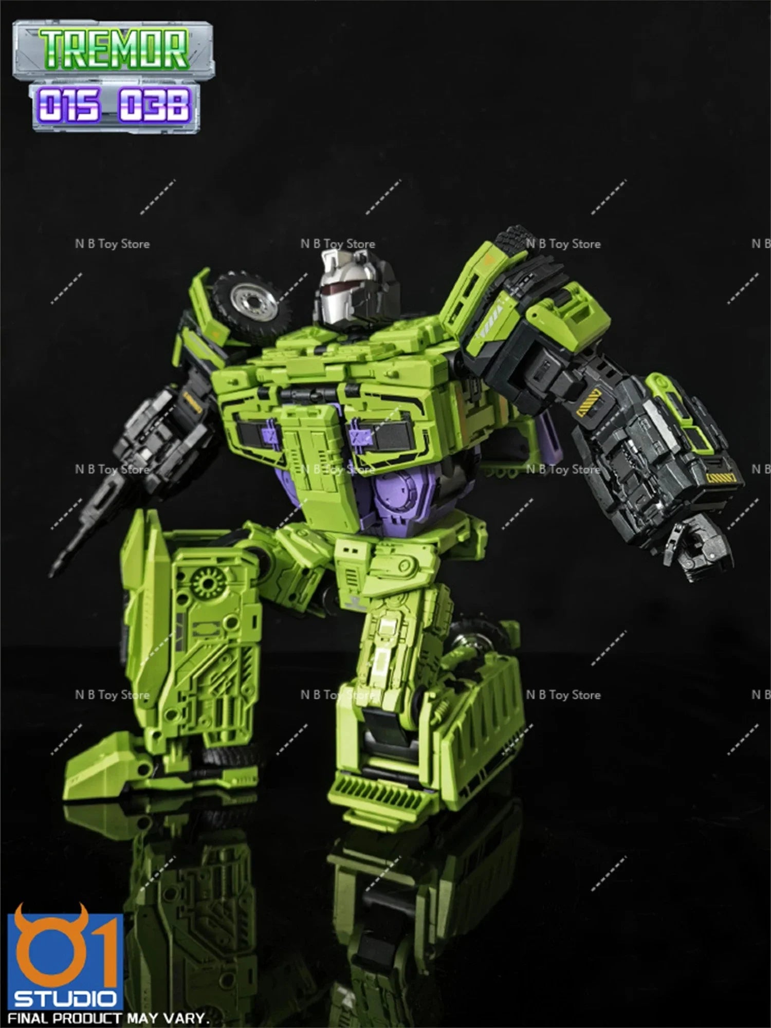 Transformation 01studio 01S 03B Devastator Robot of Long -range Trembling Action Figure