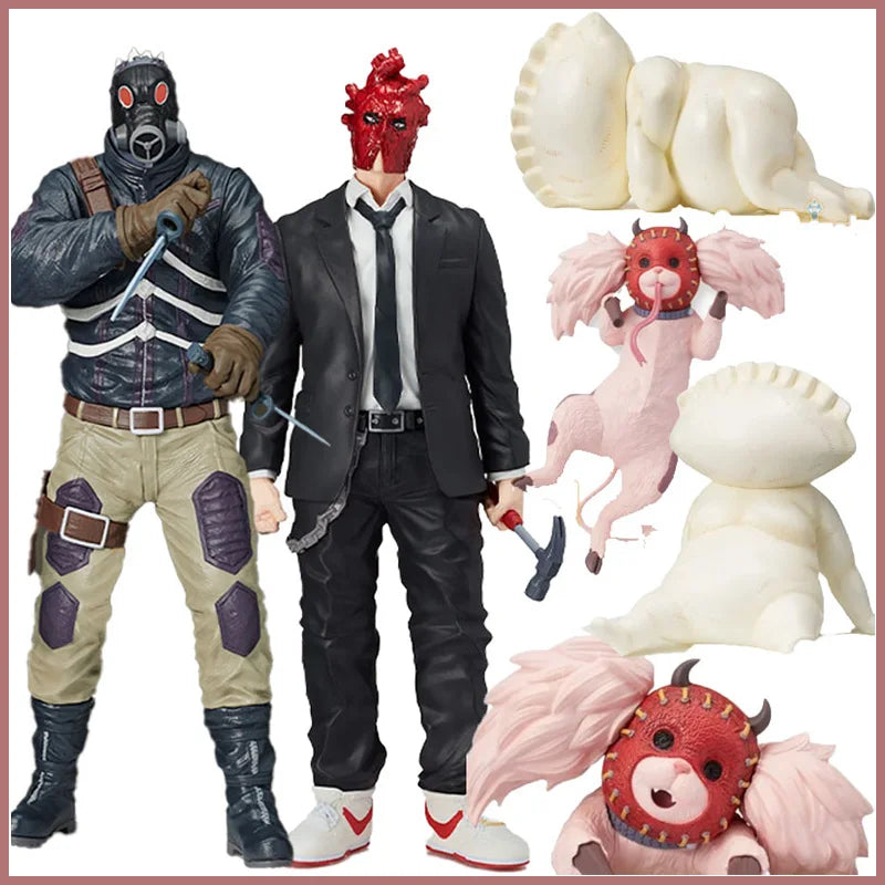 Original Sega Dorohedoro Gyoza Man Fungus Premium Chokonose Figur Umgebende Kulisse Anime Figur Modell Action Spielzeug