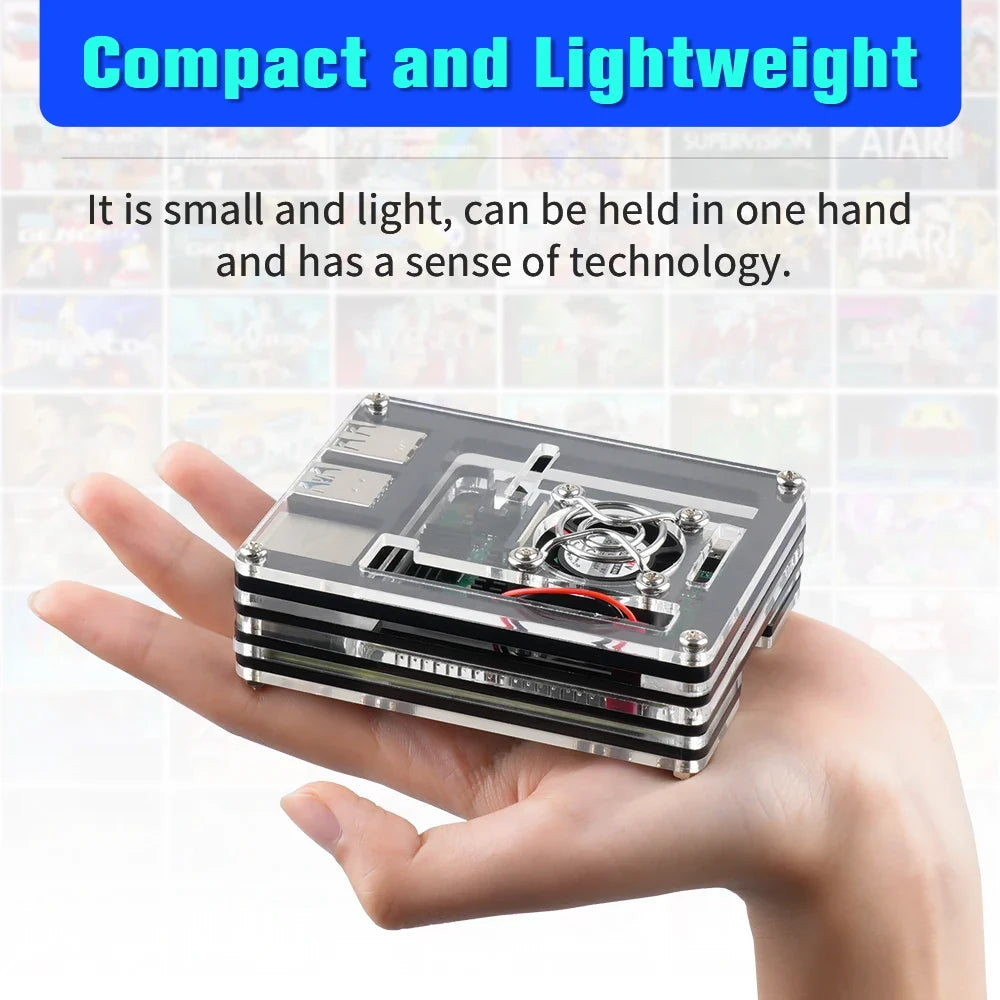 Batocera 39 OS Raspberry Pi 4 Computer Model B Retro Game Console with 90000+ Games for PS1/N64/PSP/Sega Saturn/MAME/NEOGEO/NDS