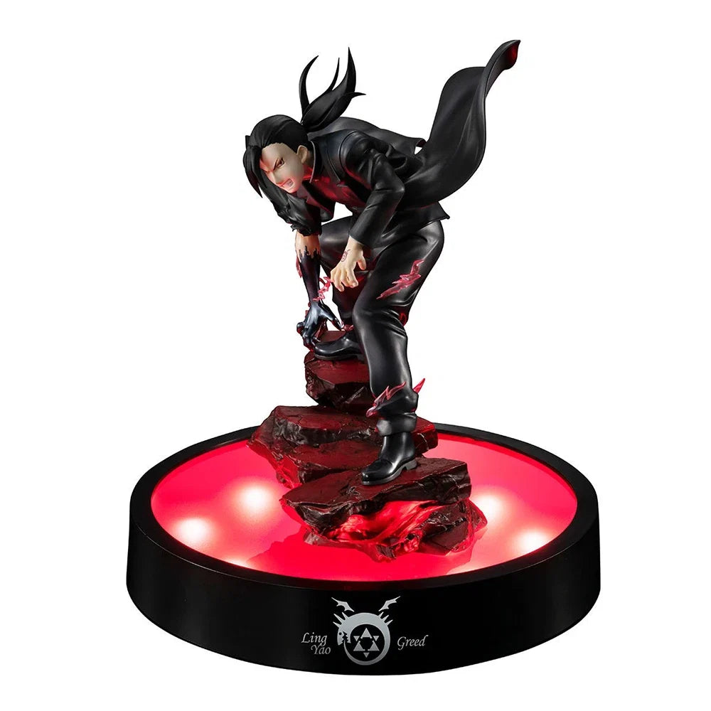 In Stock Original MegaHouse Precious G.E.M Hagane No Renkinjutsushi Fullmetal Alchemist Greed Ling Yao Anime Figure Garage Kit
