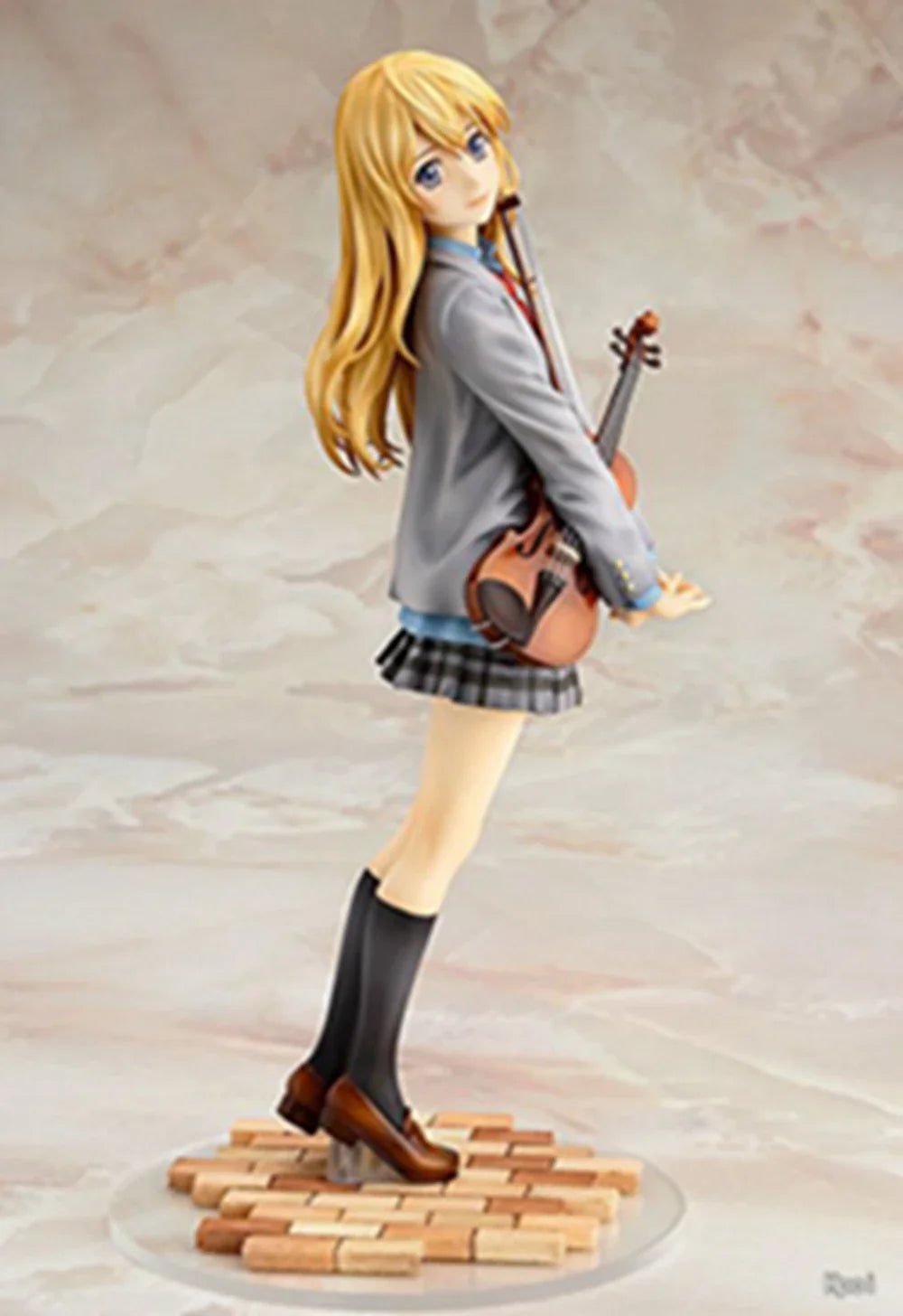 20CM Anime Shigatsu wa Kimi no Uso Miyazono Kaori Figure 1/8 Model School Dniform Dress Up Toy Gift Collection Action Figure PVC