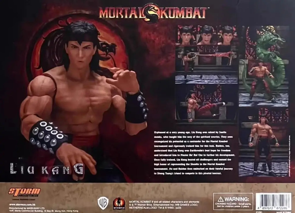 In Stock Storm Toys Mortal Kombat Liu Kang 1/12 Action Figure Model Collection Gift