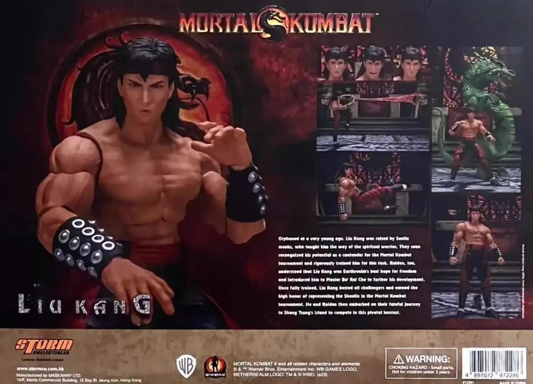 In Stock Storm Toys Mortal Kombat Liu Kang 1/12 Action Figure Model Collection Gift