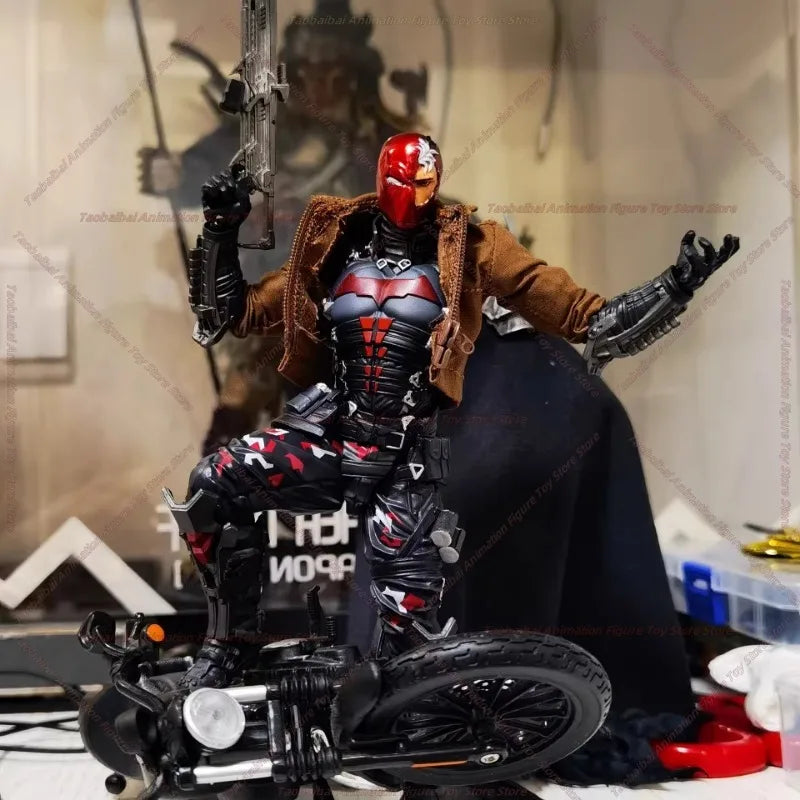 Red Hood Cyberpunk Style Jacket 1/12 Diy Self-modified DC Ready Stock