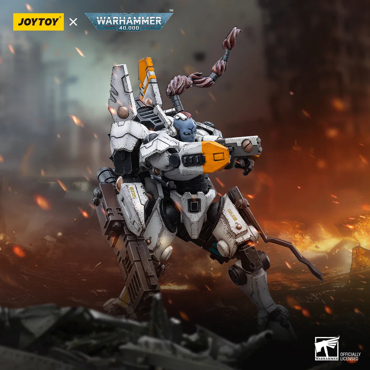 JOYTOY Warhammer 40k 1/18 Action Figures  T'au Empire Commander Shadowsun