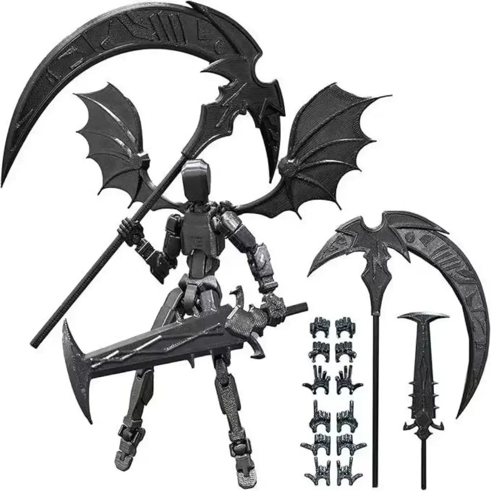 Desktop Decoration 3D Printed Robot 13 Action Figure Shapeshift Robot Multi-Jointed Movable Robot Dummy Action Figures Upgraded