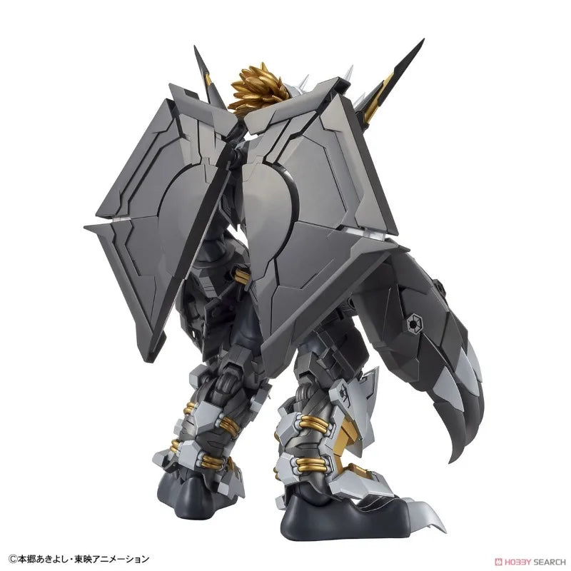 Bandai Original Genuine Digimon Adventure 02 Black WarGreymon Figure-rise Standard Amplified Assembly Models Action Figures Toys
