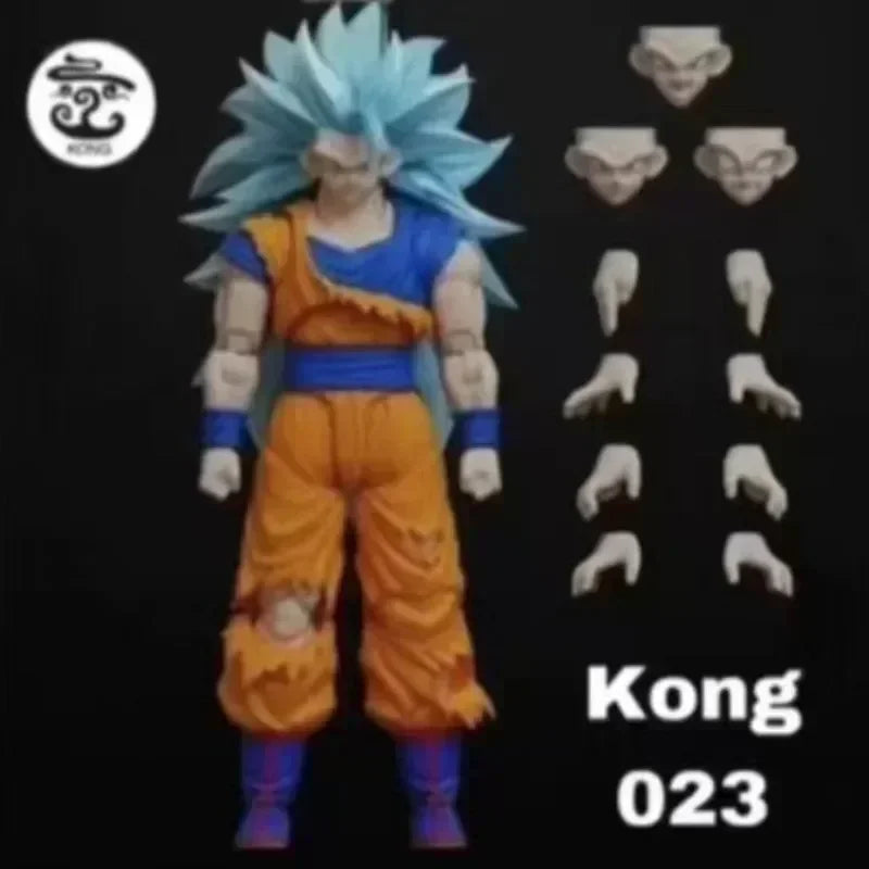 Original Kong Studio Kong 21 22 23 24 25 26 Son Goku Vegetto 3.0 Body 6 Inch Anime Action Figure Collectible Desktop Model Toy
