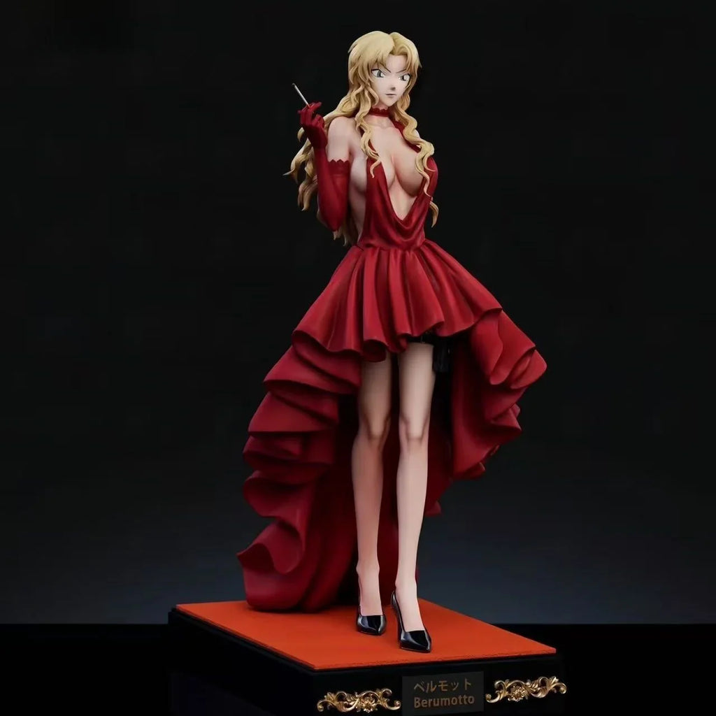 Conan Detective Anime Bellmoede Model Figure Collectible PVC Statue 300mm High Bell Sister Desktop Decoration Gift