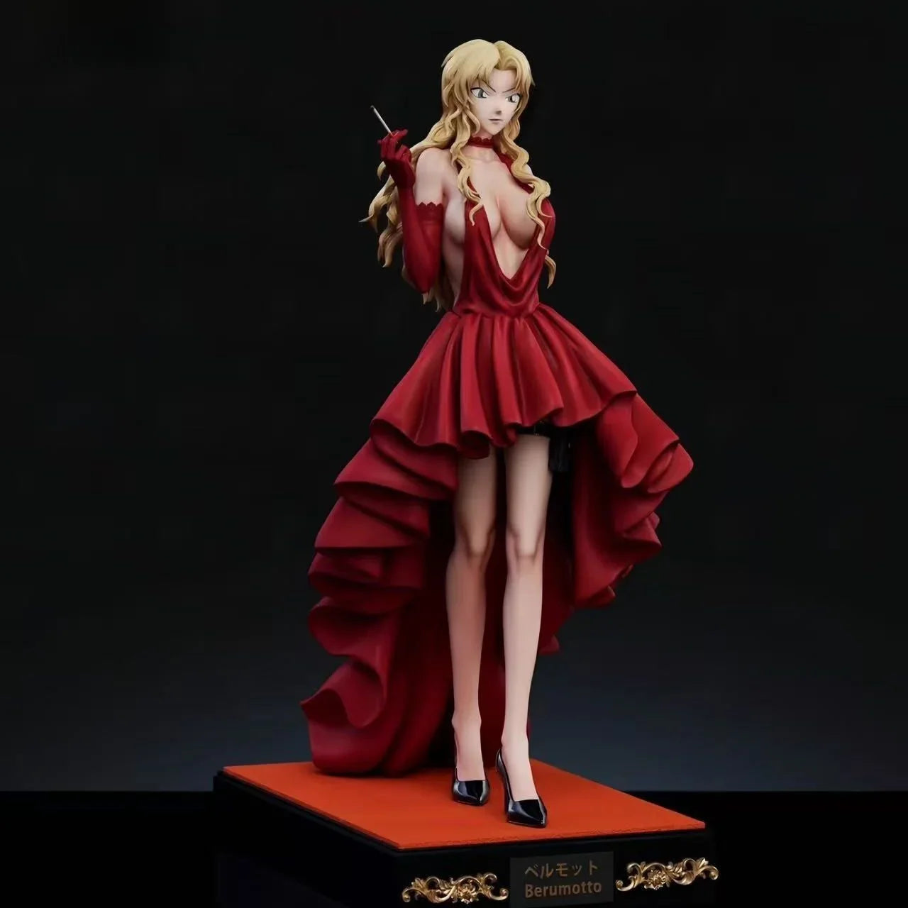 Conan Detective Anime Bellmoede Model Figure Collectible PVC Statue 300mm High Bell Sister Desktop Decoration Gift