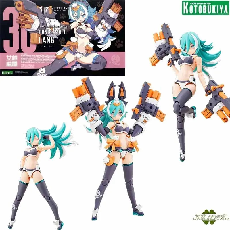 IN STOCK Kotobukiya MEGAMI DEVICE PUNI MOFU XIAO PUNI MOFU LANG Anime Action Figure Assembly Model Toys Collectible Model
