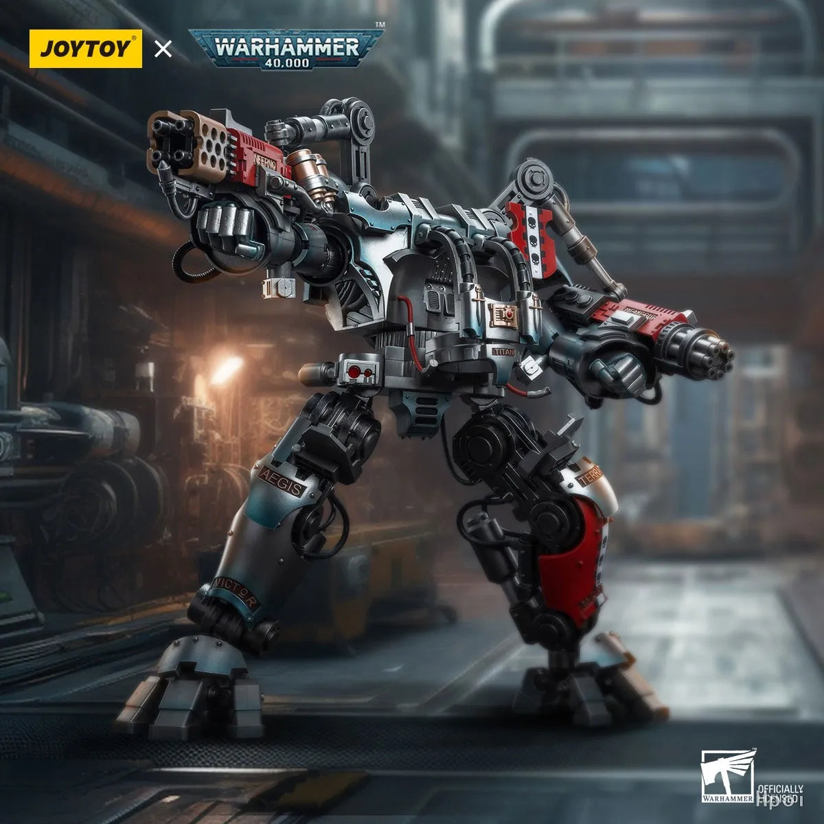 In Stock Original JOYTOY Warhammer 40K Grey KnightsNemesis Dreadknight Action Figures Model Toys Gifts Collection