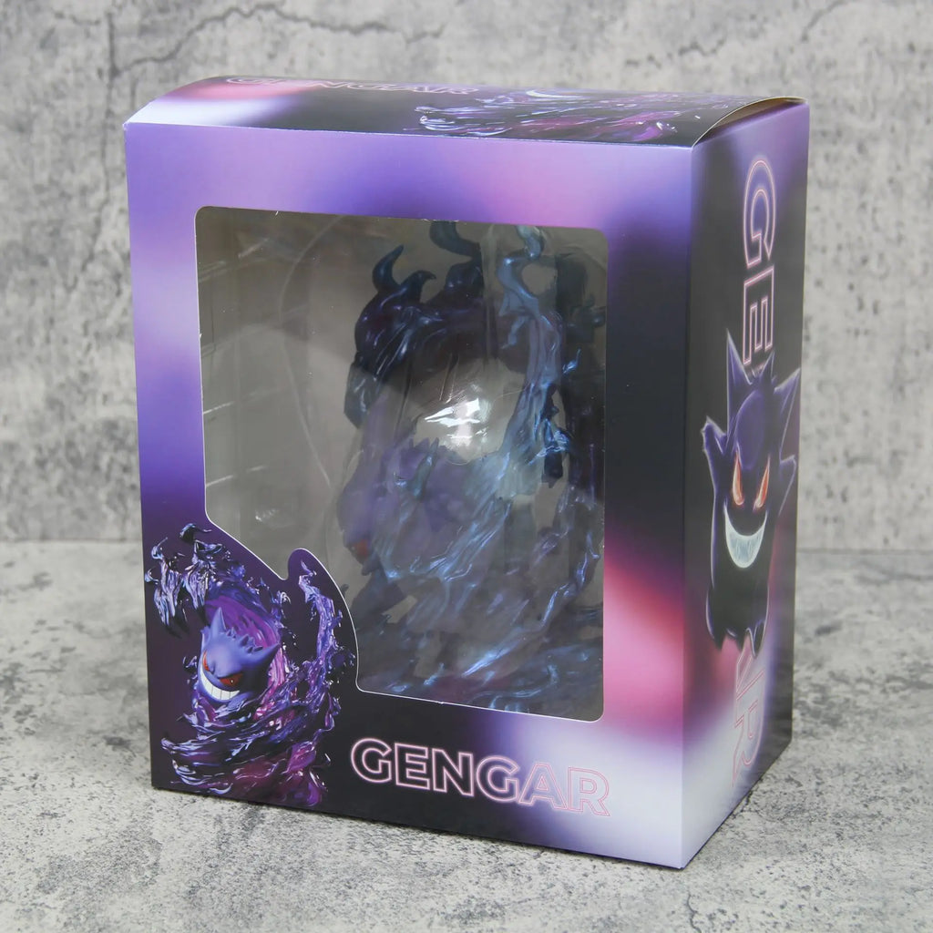 18cm Pokemon Gengar Shadow Claw Attack Anime Figure Game Popular Characters Statue Collectible Kawaii Model Kids Toys Doll Gifts