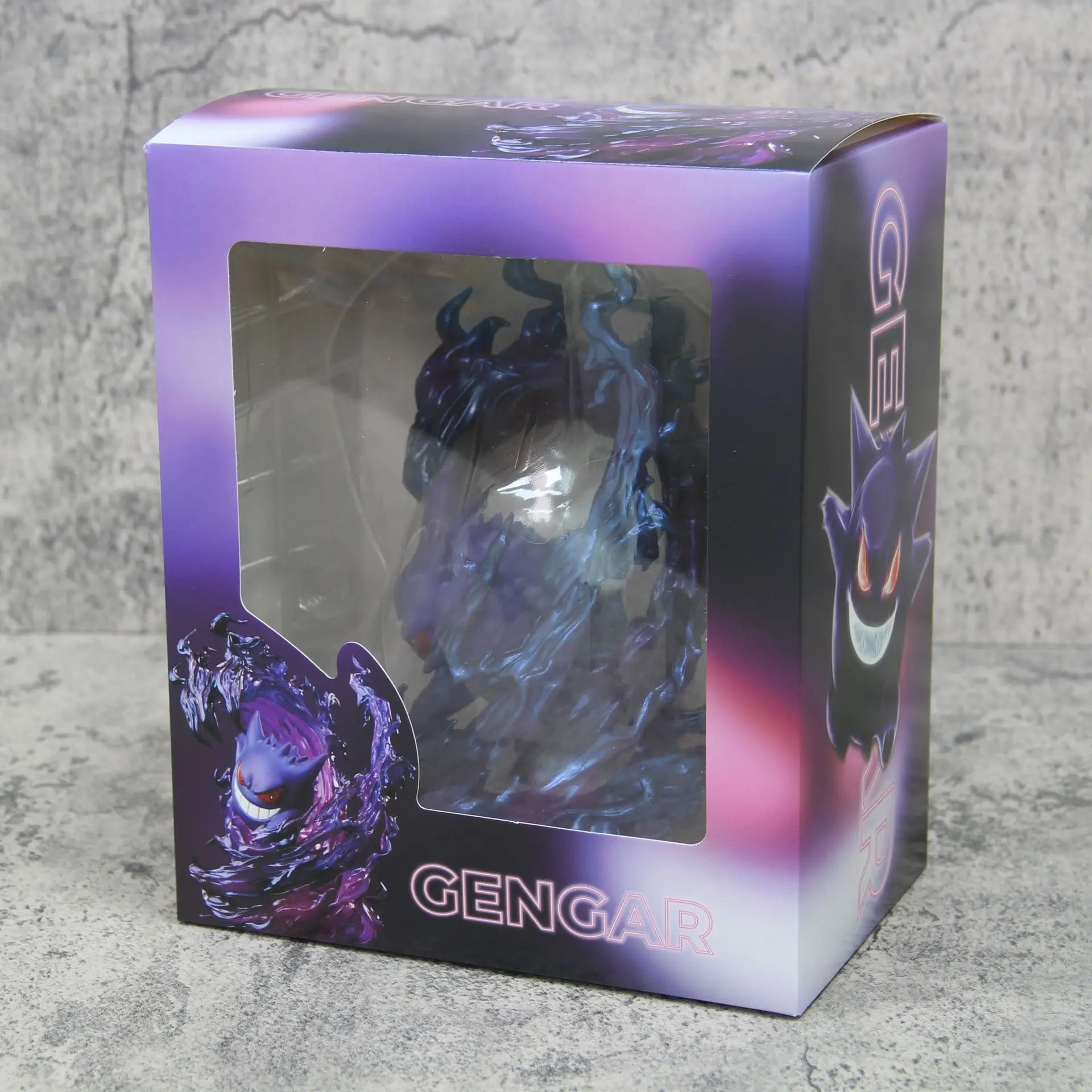 18cm Pokemon Gengar Shadow Claw Attack Anime Figure Game Popular Characters Statue Collectible Kawaii Model Kids Toys Doll Gifts